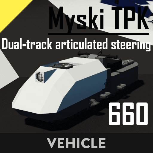 Myski 660 TPK Dual-track Articulated steering Snowmobile — Stormworks: Build and Rescue Steam Workshop preview image