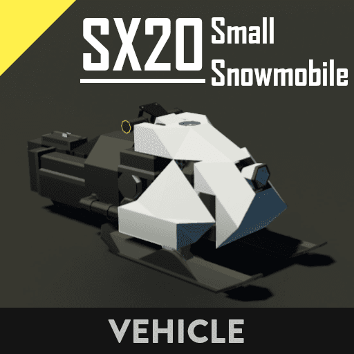 SX20 Small Snowmobile — Stormworks: Build and Rescue Workshop preview
