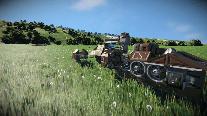 Imperial Speeder (with sidecar) (Atmo) — Space Engineers Steam Workshop preview image