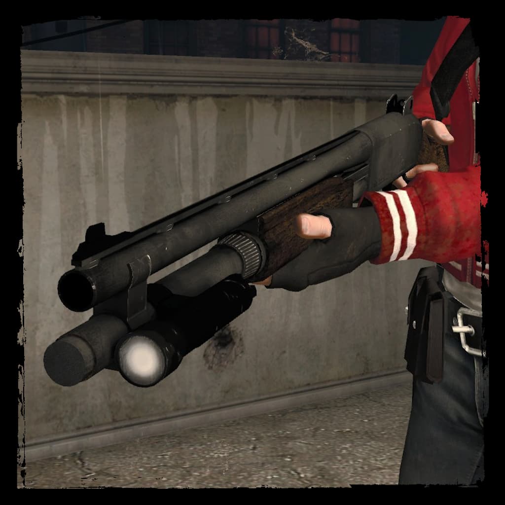 Wooden Chrome Shotgun — Left 4 Dead 2 Steam Workshop preview image