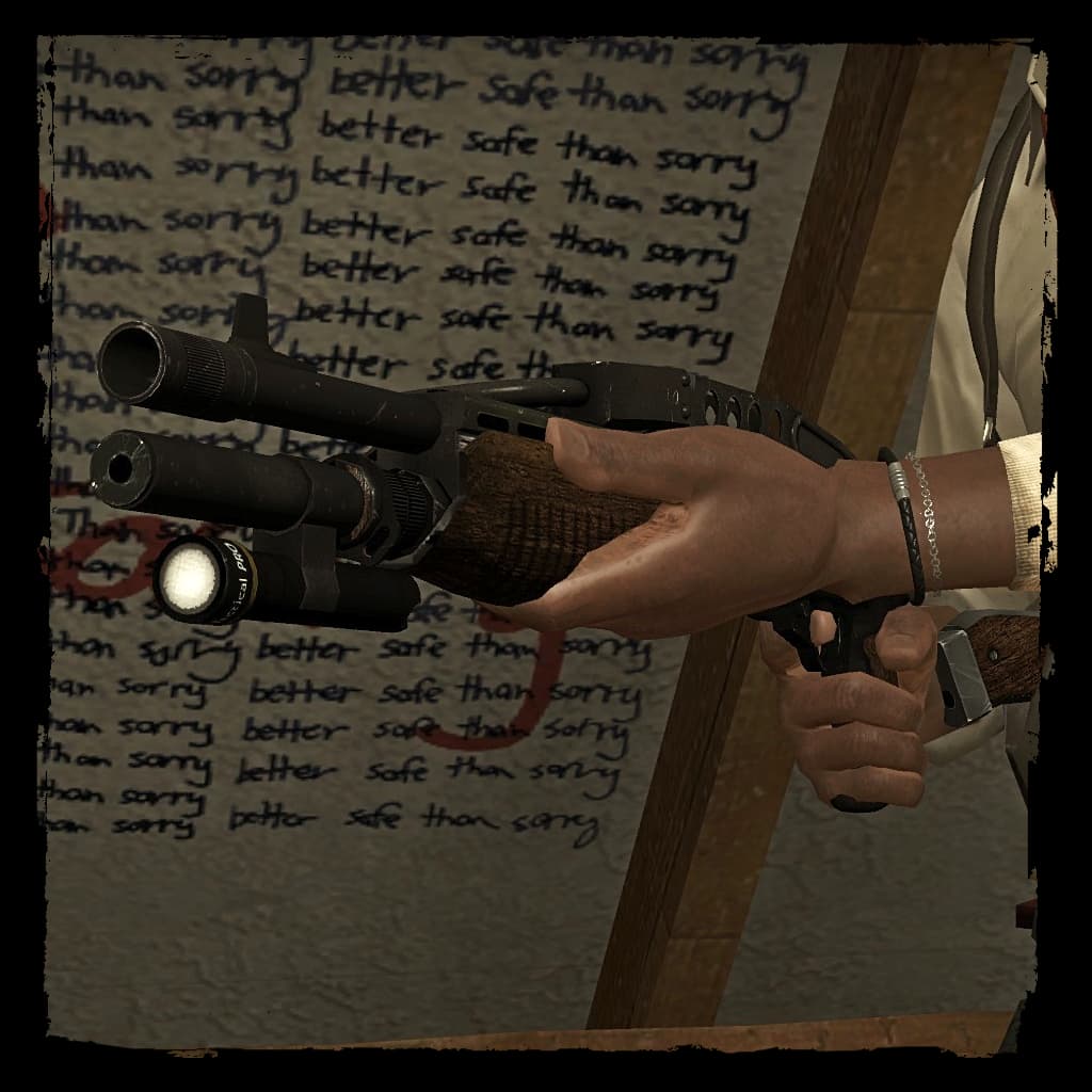 Wooden Combat Shotgun — Left 4 Dead 2 Workshop preview