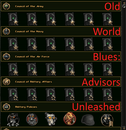 Old World Blues: Advisors Unleashed (OWBAU) — Hearts of Iron IV Workshop preview