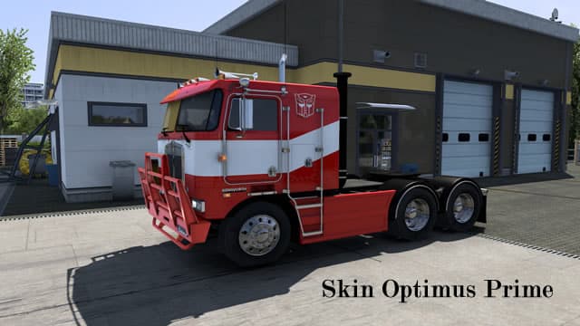 Skin Kenworth K100E Optimus Prime — Euro Truck Simulator 2 Steam Workshop preview image