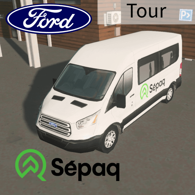 2017 Ford Transit Sepaq Shuttle Tour — Cities: Skylines Steam Workshop preview image