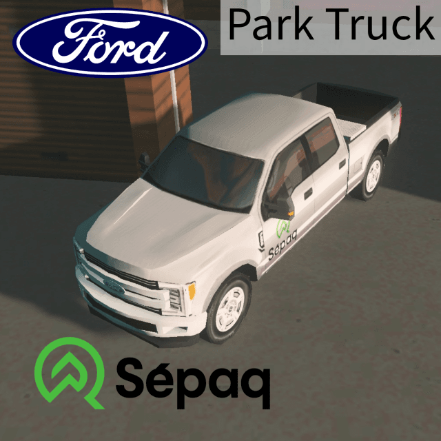 2018 Ford F250 Sepaq Park Maintenance — Cities: Skylines Workshop preview