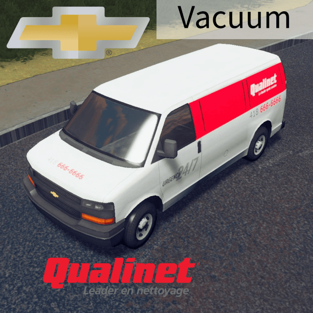 2019 Chevrolet Express Qualinet Vacuum Truck — Cities: Skylines Steam Workshop preview image