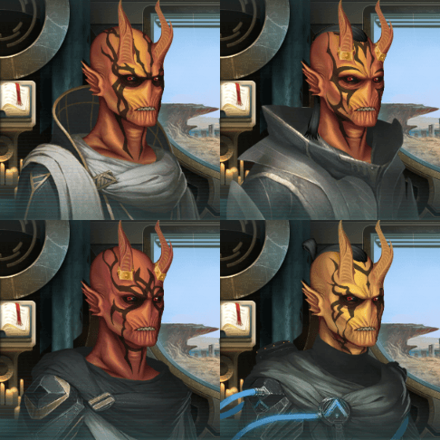 Animated Gold Devil Portrait (Reupload) — Stellaris Steam Workshop preview image