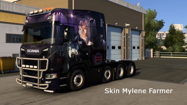 Skin Mylène Farmer — Euro Truck Simulator 2 Steam Workshop preview image