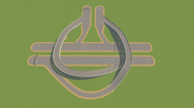 Small three-way intersection — Cities: Skylines Workshop preview