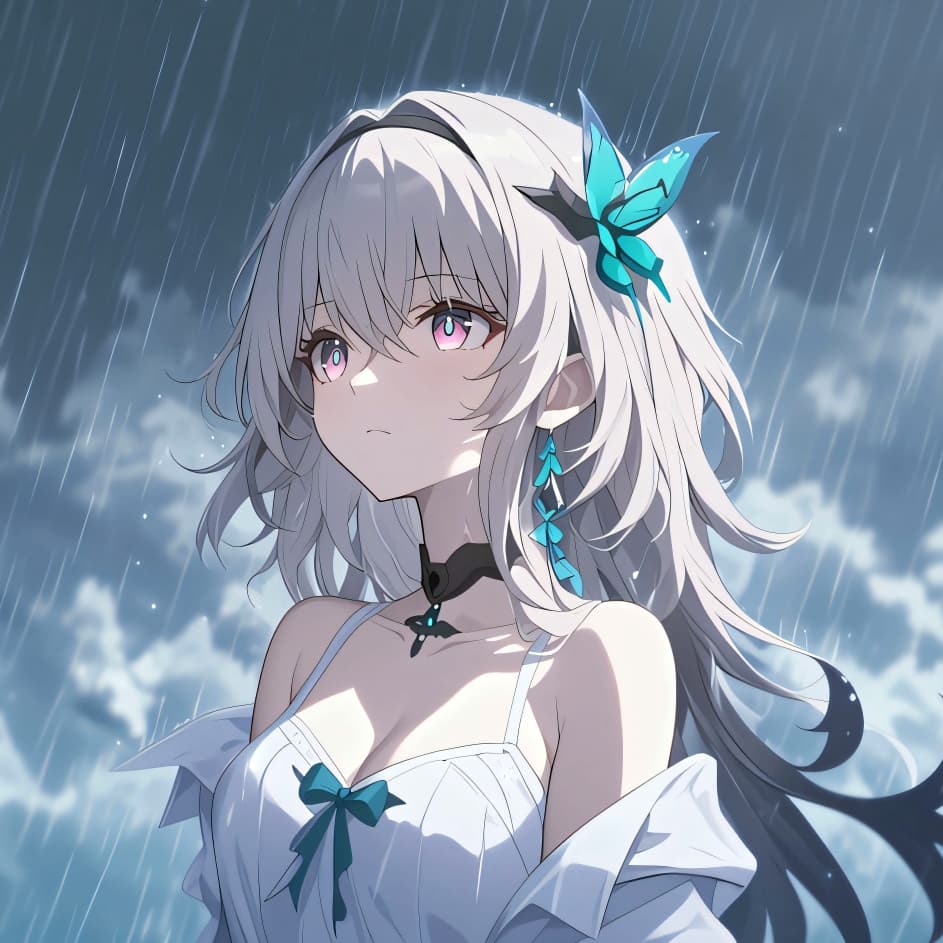 流萤-雨天 — Wallpaper Engine Workshop preview