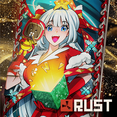 Metal Door "Christmas miracle" Glow — Rust Workshop preview