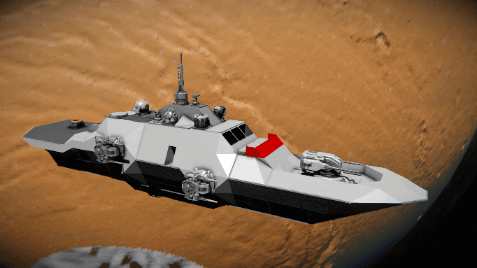 Project 460 - Defender Corvette — Space Engineers Workshop preview