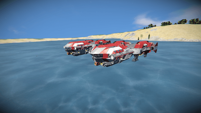 TTB-450 Hauler Astral Runner bridge windows (Refit) — Space Engineers Workshop preview