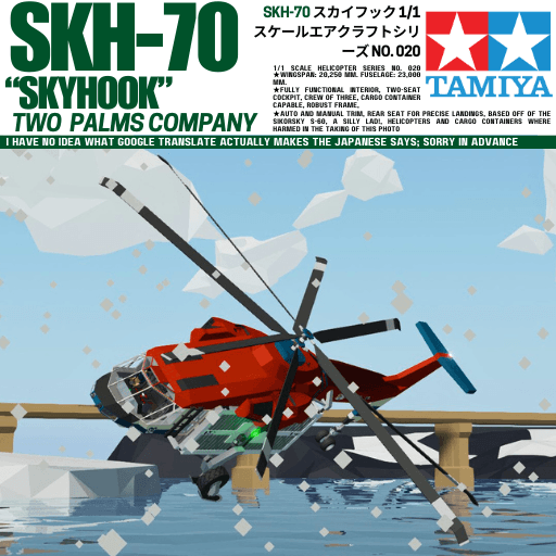TWO PALMS CO. SKH-70 "SKYHOOK" — Stormworks: Build and Rescue Steam Workshop preview image