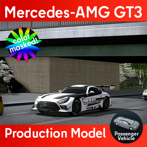 Mercedes AMG GT3 car — Cities: Skylines Steam Workshop preview image