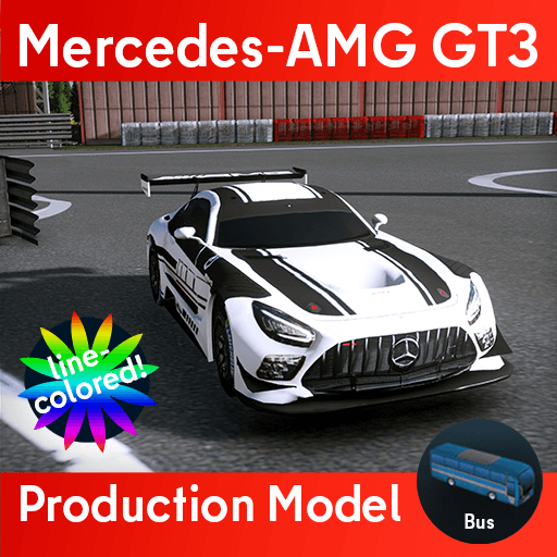 Mercedes AMG GT3 bus — Cities: Skylines Steam Workshop preview image