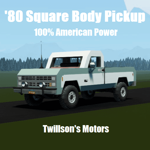 '80 Square Body Pickup — Stormworks: Build and Rescue Steam Workshop preview image