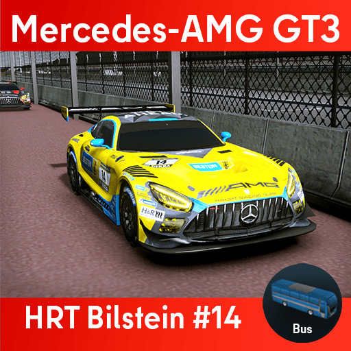MB-AMG-GT3 HRT Bilstein #14 bus — Cities: Skylines Steam Workshop preview image