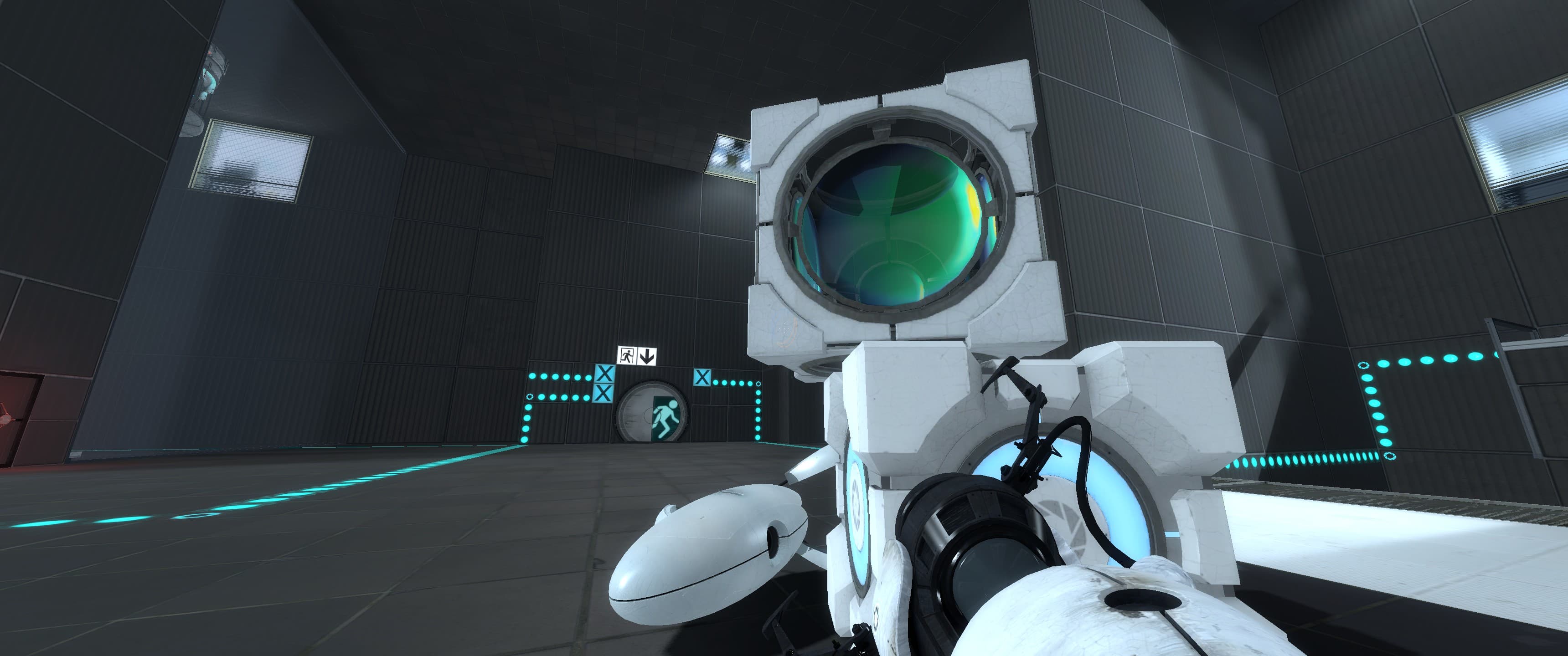 Cube on button — Portal 2 Steam Workshop preview image