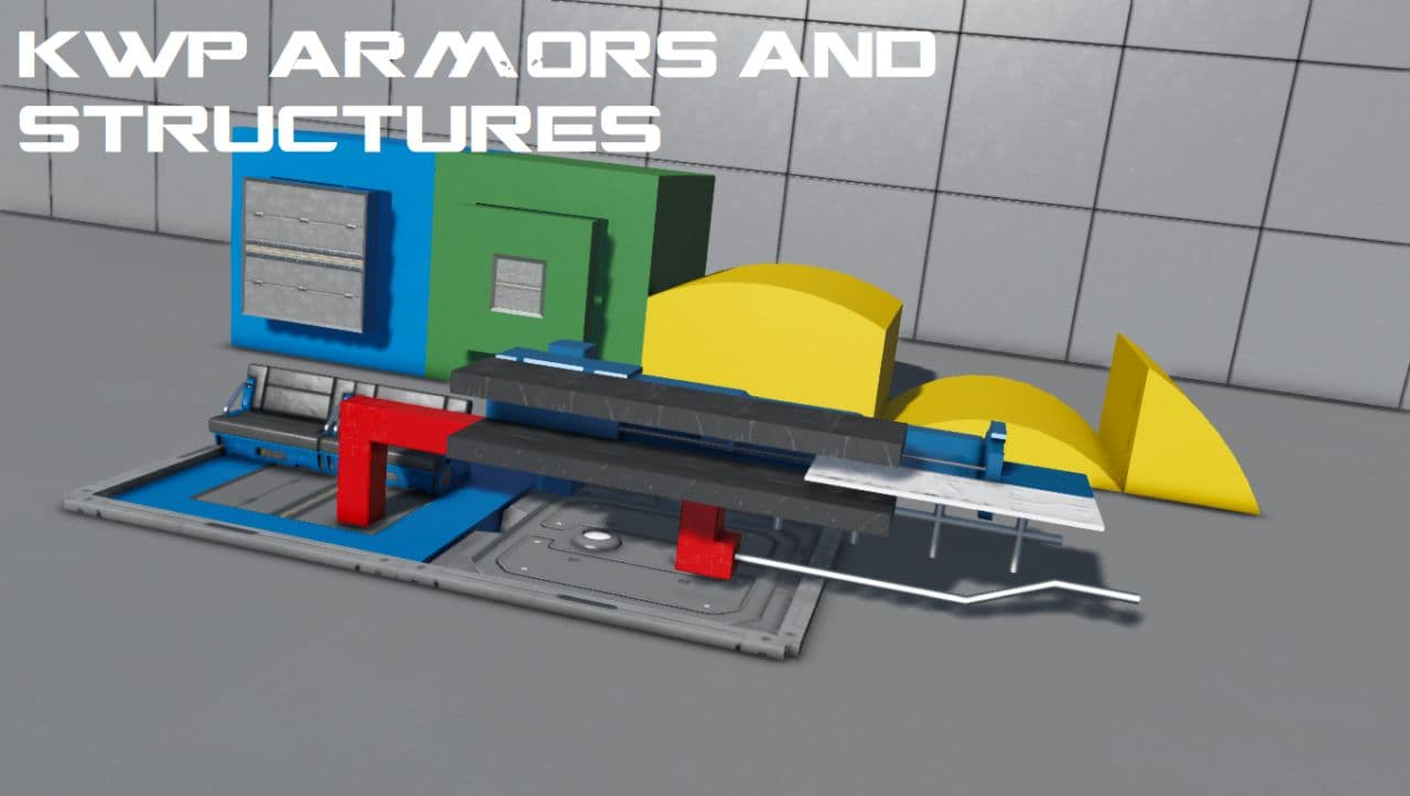 KWP Armors and Structures (Khjin's Warfare Packs) — Space Engineers Steam Workshop preview image