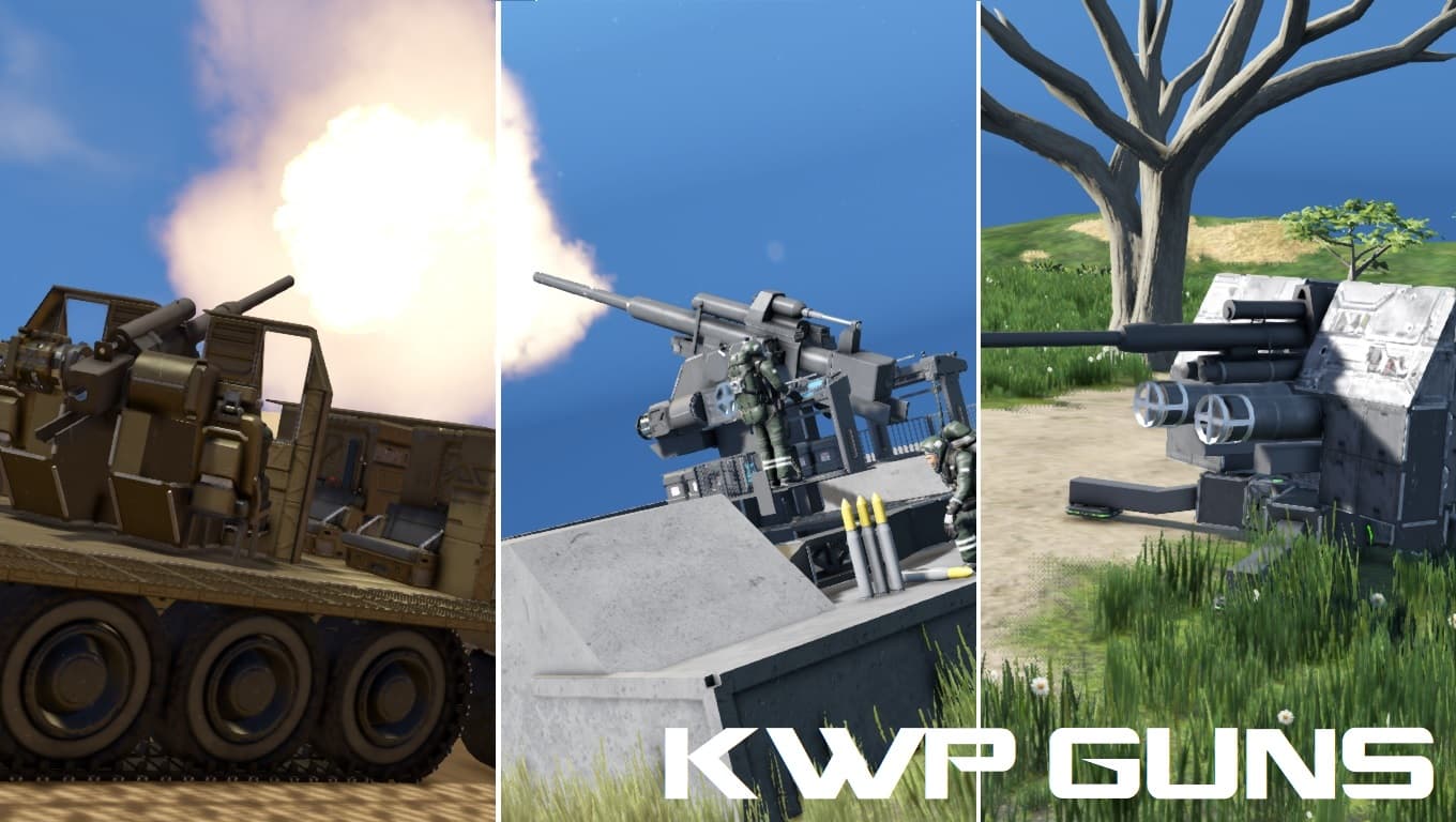 KWP Guns (Khjin's Warfare Packs) — Space Engineers Steam Workshop preview image