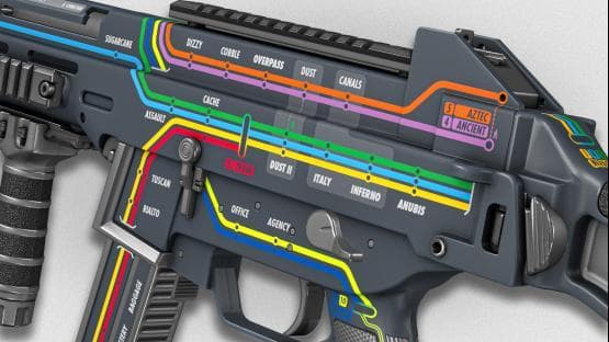 UMP-45 | TRANSIT v2 — Counter-Strike 2 Steam Workshop preview image