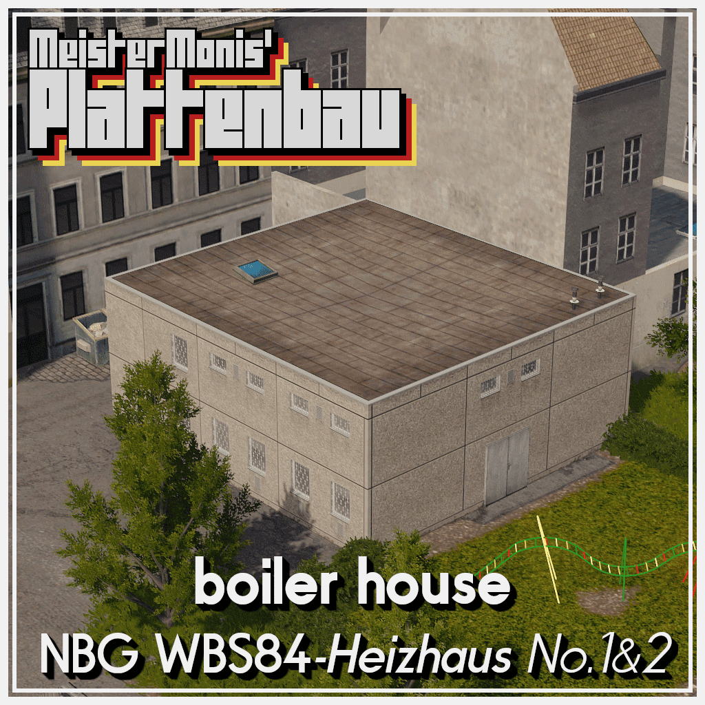 Plattenbau WBS84-Heizhaus No.1-2 — Cities: Skylines Steam Workshop preview image
