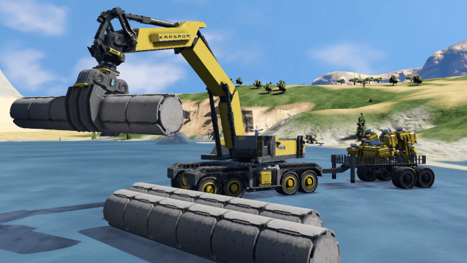 Kargada Heavy Excavator (No Mods, No Scripts) — Space Engineers Workshop preview