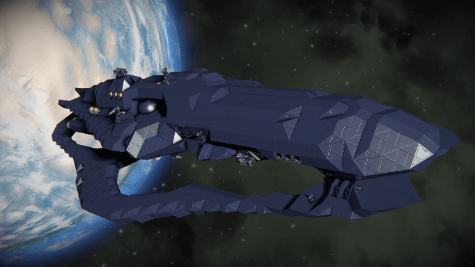 SDV-class Ceudar Covenant Corvette Halo — Space Engineers Workshop preview