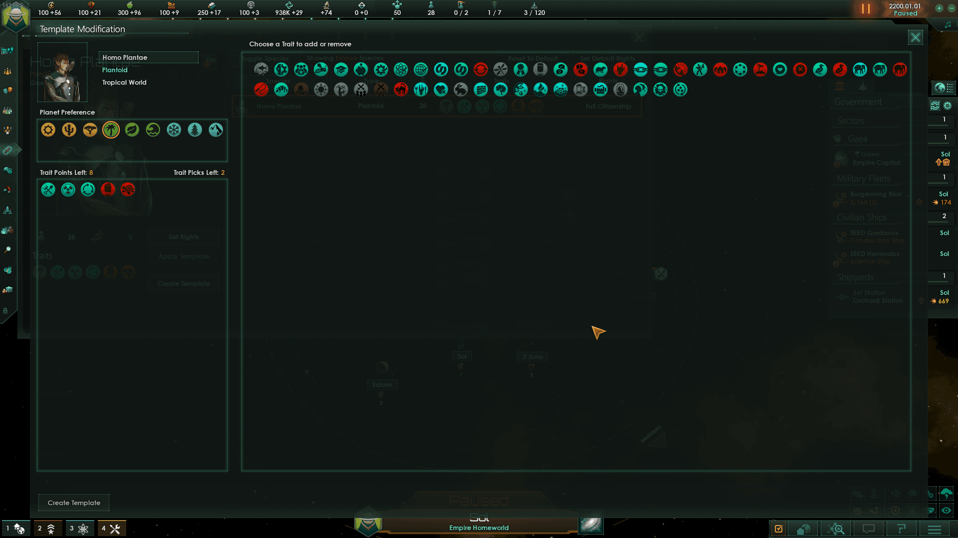 Even Bigger Gene Mod Window — Stellaris Steam Workshop preview image