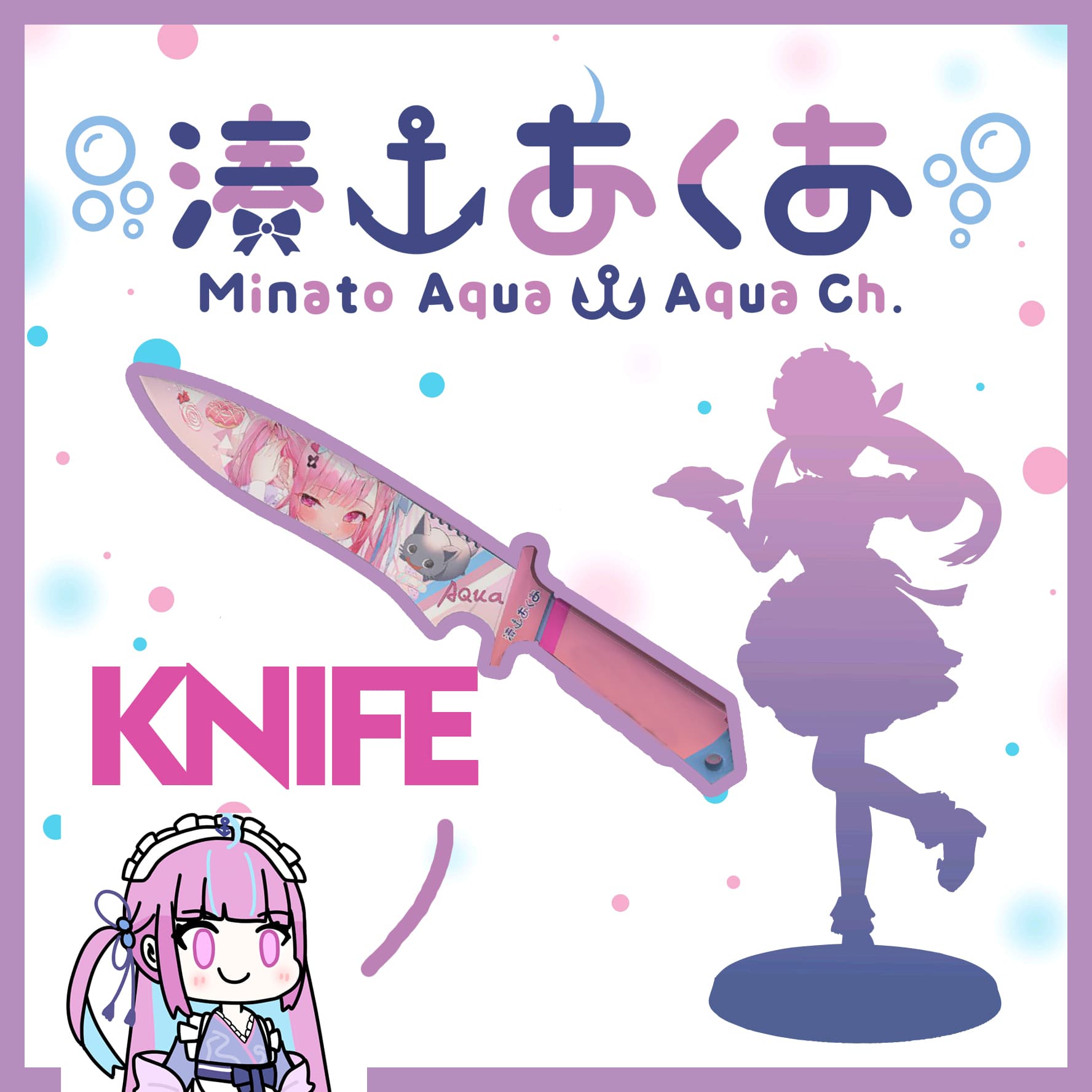 Minato Aqua_knife_凑阿库娅小刀_湊 あくあ
 — Left 4 Dead 2 Steam Workshop preview image
