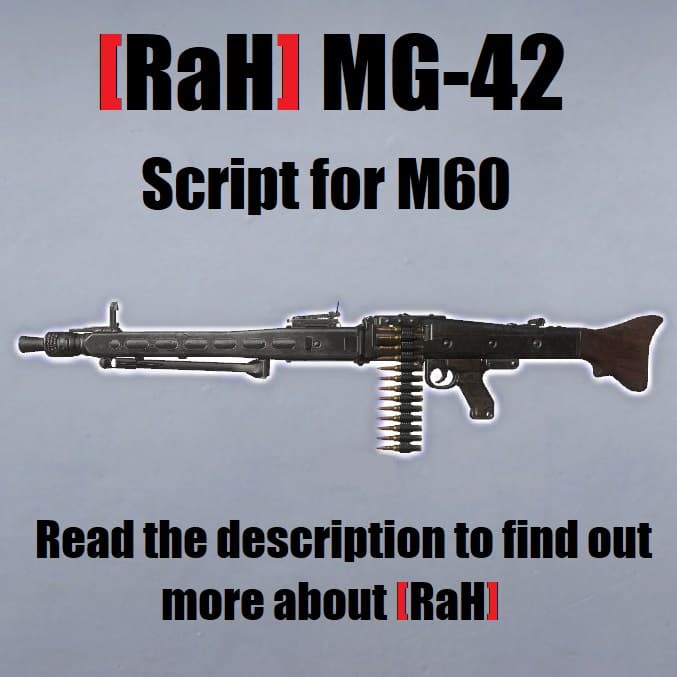[RaH] MG-42 Script (M60)
 — Left 4 Dead 2 Steam Workshop preview image