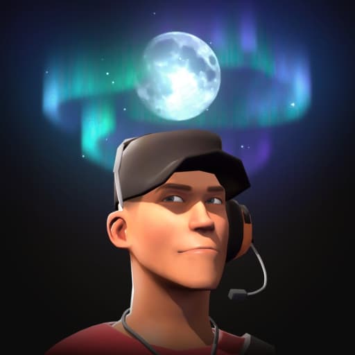 ★ Unusual Effect: Lunar Aurora — Team Fortress 2 Workshop preview