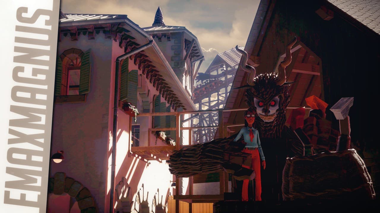 Krampus remake - GCI inverting wooden coaster — Planet Coaster Workshop preview