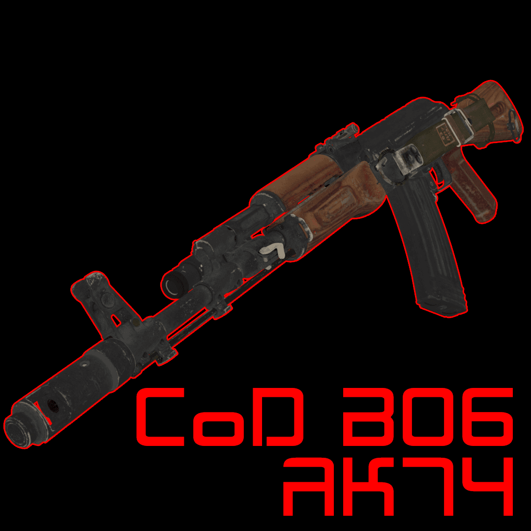 COD:BO6 AK74 on Serious Animation — Left 4 Dead 2 Steam Workshop preview image