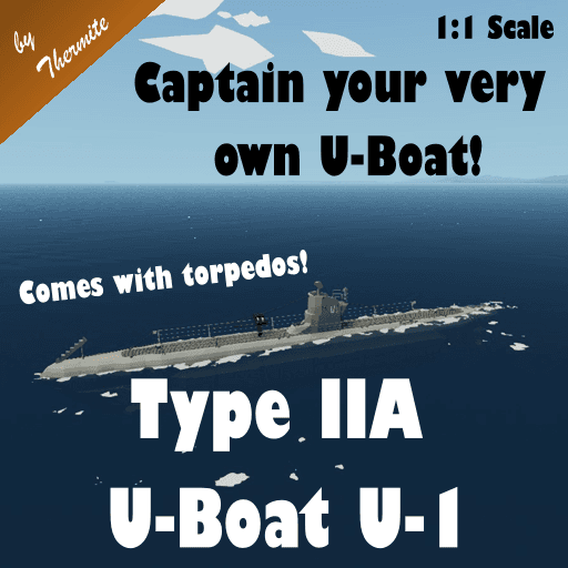 Type IIA U-Boat U-1 — Stormworks: Build and Rescue Workshop preview