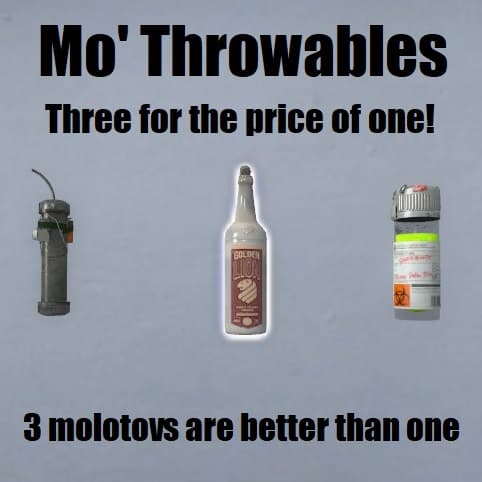 Mo' Throwables — Left 4 Dead 2 Steam Workshop preview image