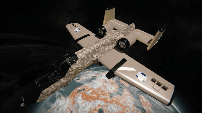 Fairchild Republic A-10c - Thunderbolt II (Warthog) — Space Engineers Workshop preview