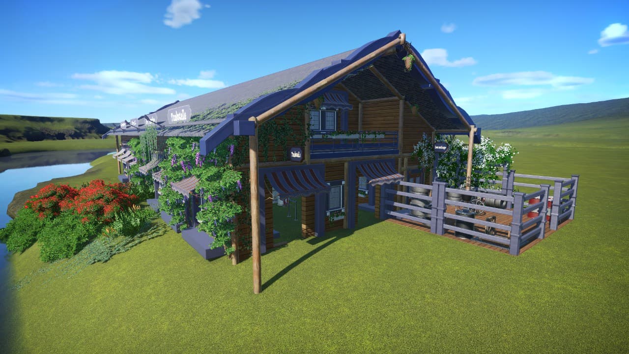 Tyrolean petrol station — Planet Coaster Steam Workshop preview image
