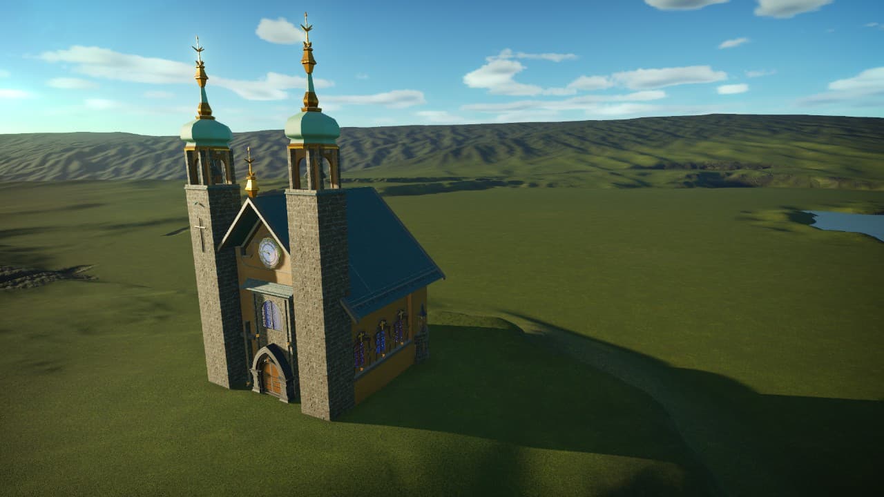 Church / Kirche — Planet Coaster Steam Workshop preview image