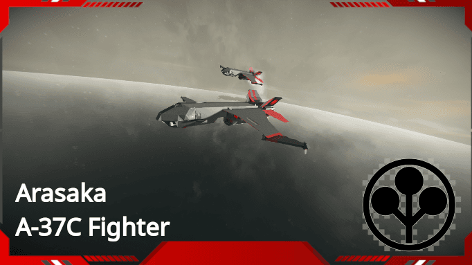 Arasaka A-34 C Fighter — Space Engineers Workshop preview