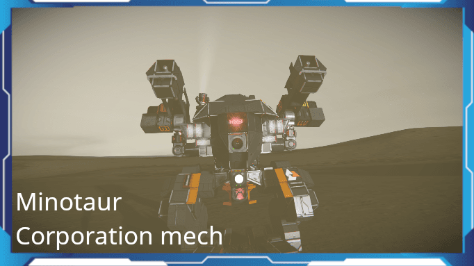 Corpo Minotaur Guard Mech — Space Engineers Workshop preview