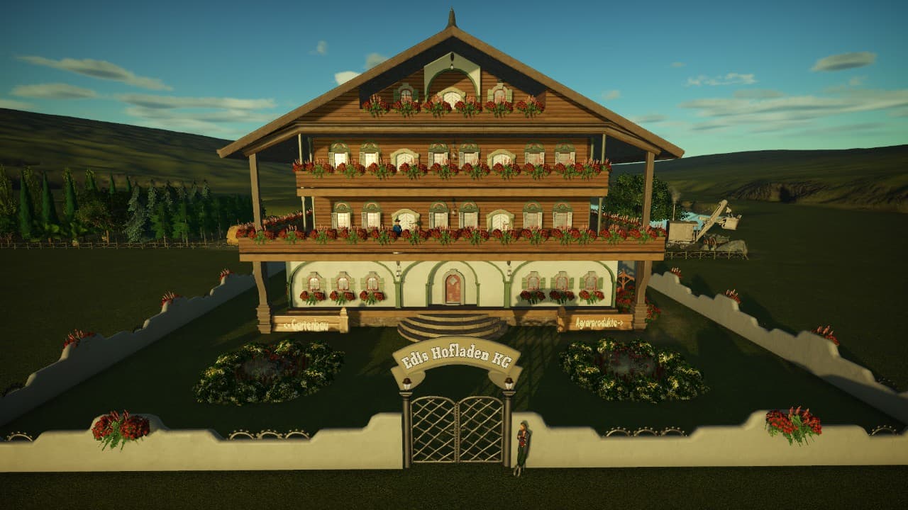 Tyrolean farmhouse / station — Planet Coaster Steam Workshop preview image