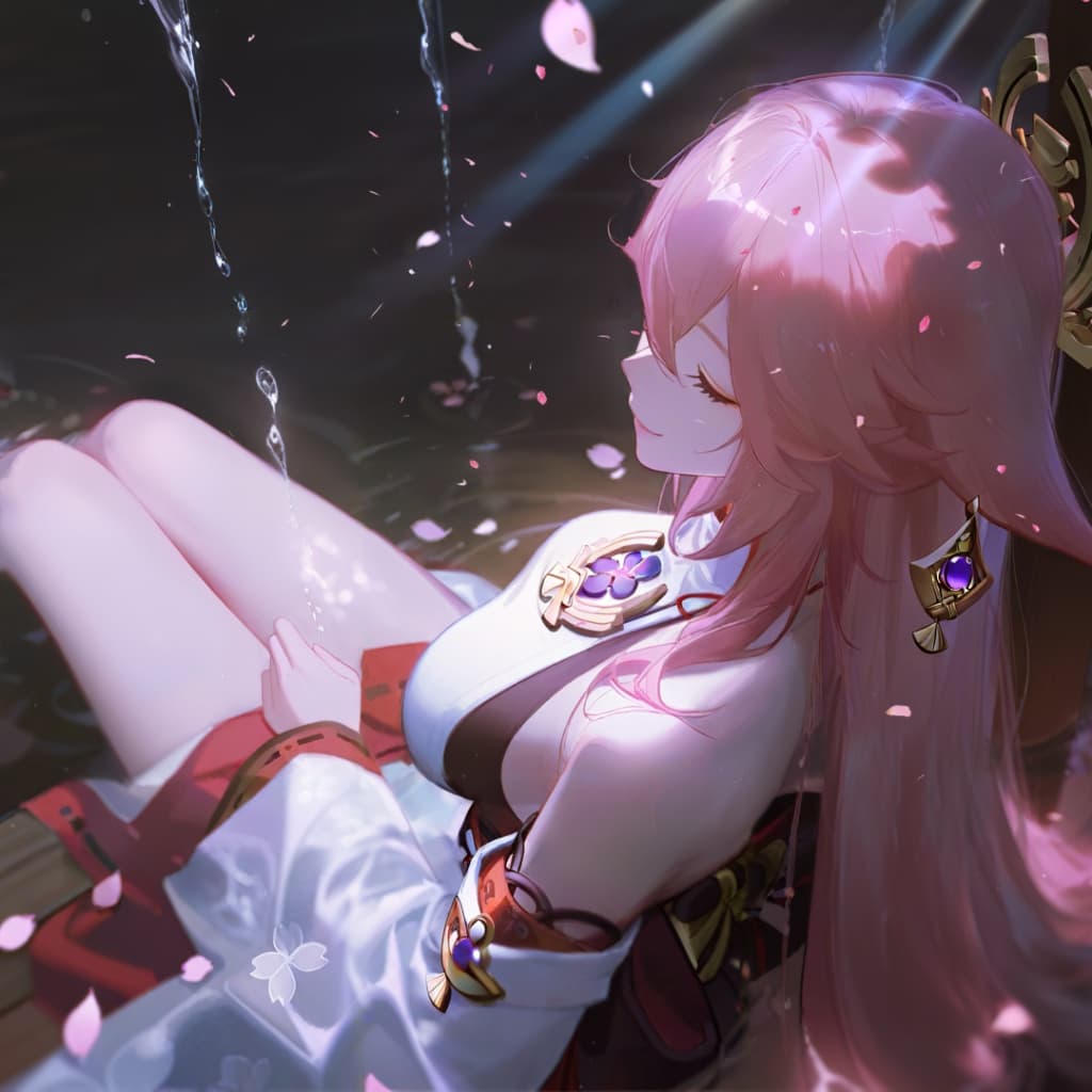 八重神子 『濯身』 — Wallpaper Engine Steam Workshop preview image