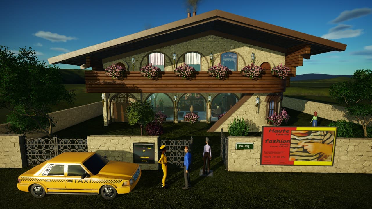 Tyrolean fashion designer's house — Planet Coaster Workshop preview