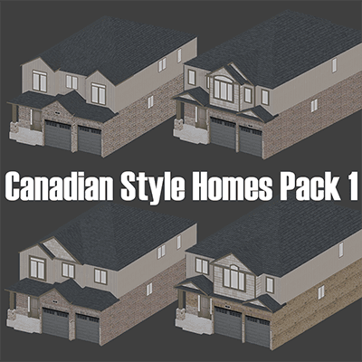Canadian Homes Pack 1 — Cities: Skylines Steam Workshop preview image