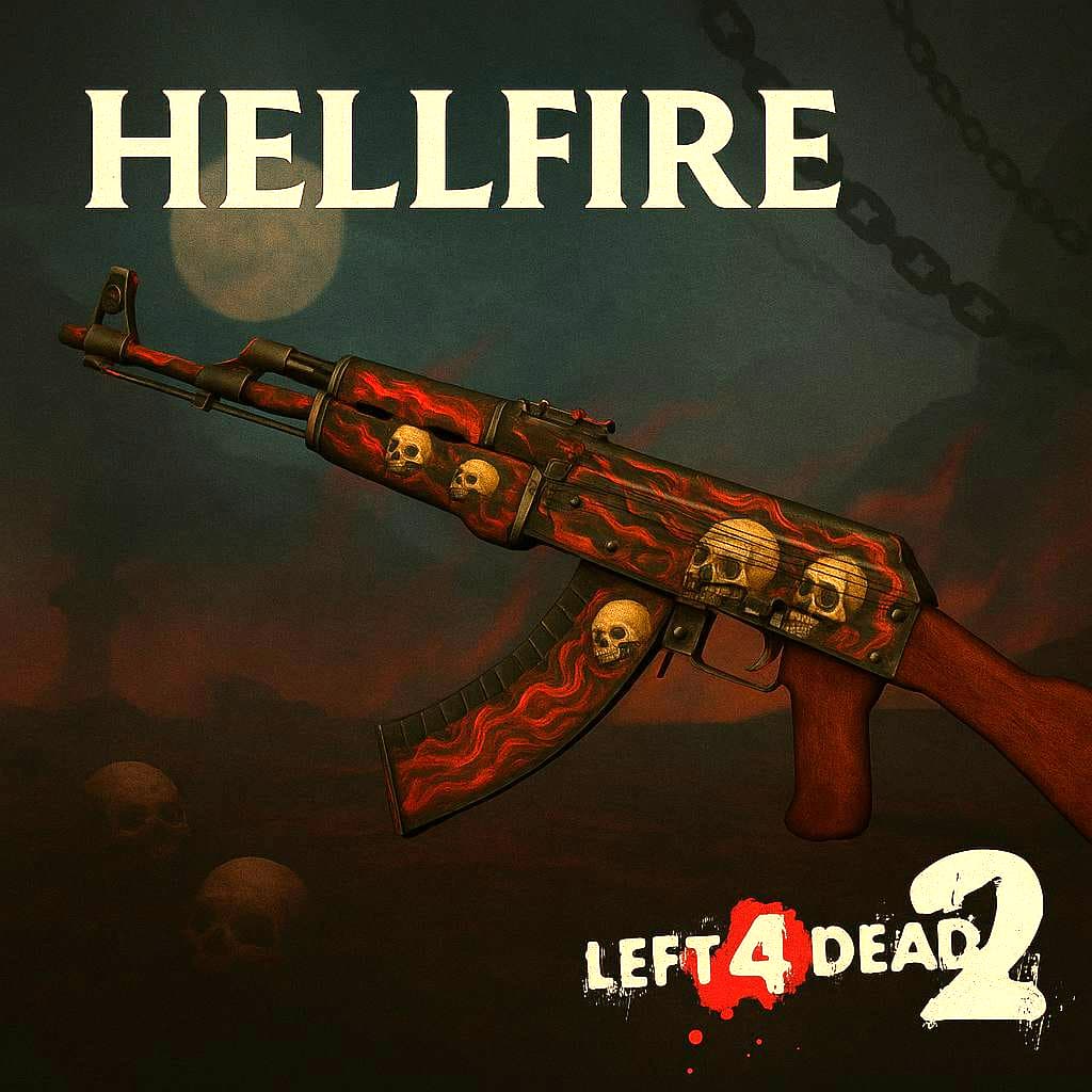 AK-47 HELLFIRE — Left 4 Dead 2 Steam Workshop preview image