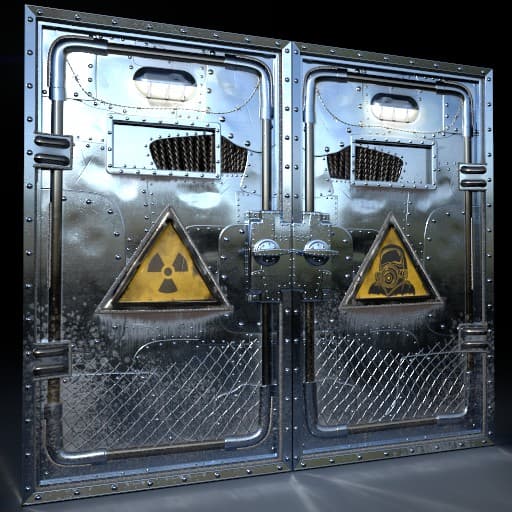 Protector Armored Double Door | Glow + Transparent — Rust Steam Workshop preview image