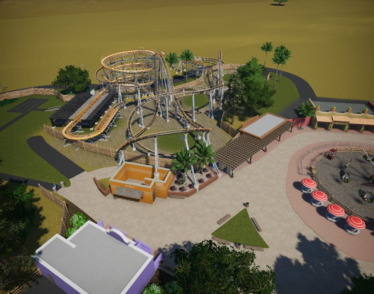 WTA Custom Blitzbahn — Planet Coaster Steam Workshop preview image