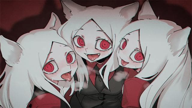 nsfw saferoom background with Cerberus from Helltaker — Left 4 Dead 2 Steam Workshop preview image
